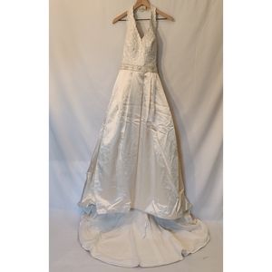 Ella Rosa NWOT Sequin Wedding White Pleated Dress